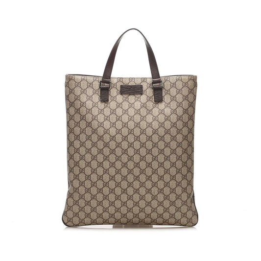 Gucci GG Supreme Leather Tote Style 1