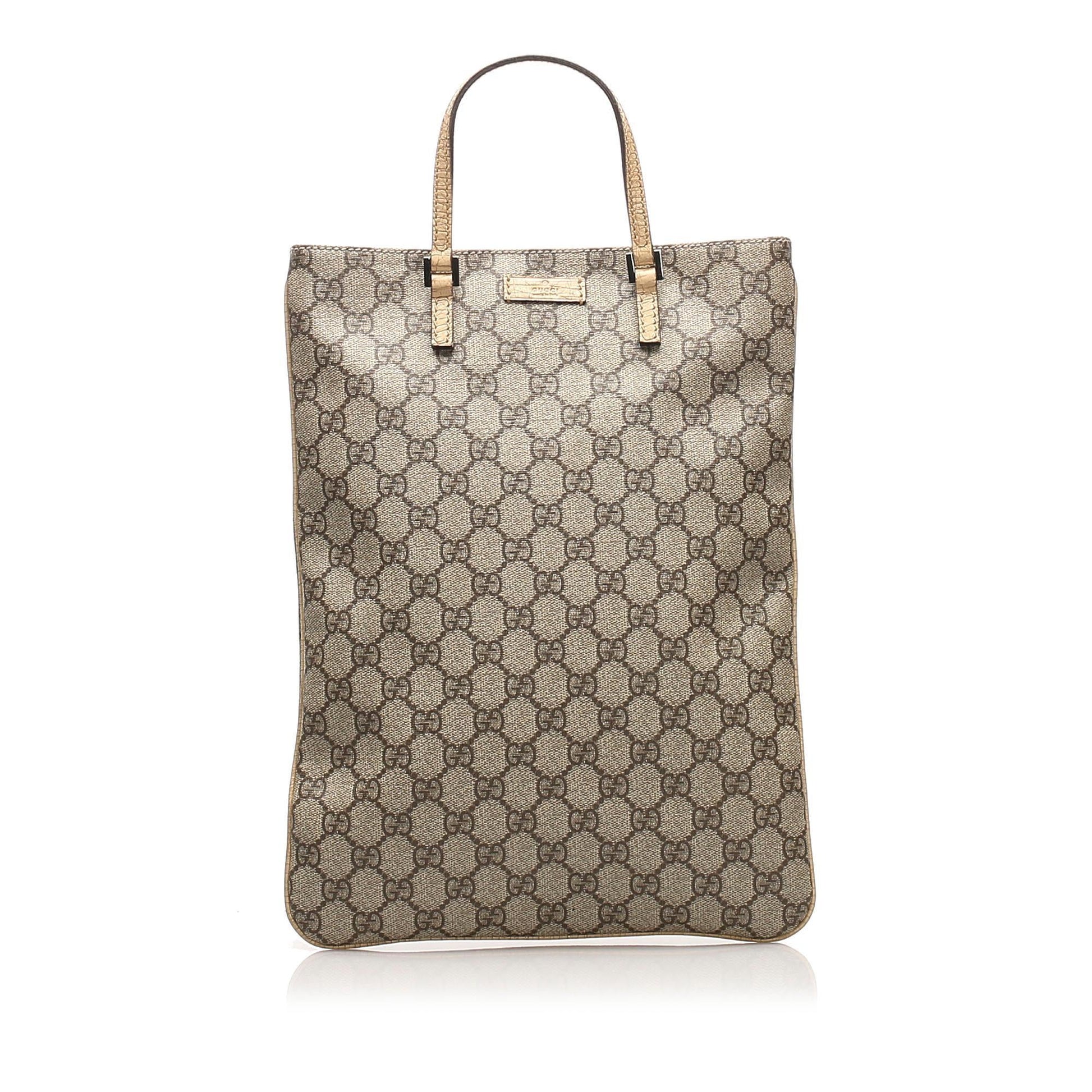 Gucci GG Supreme Leather Tote Style 2