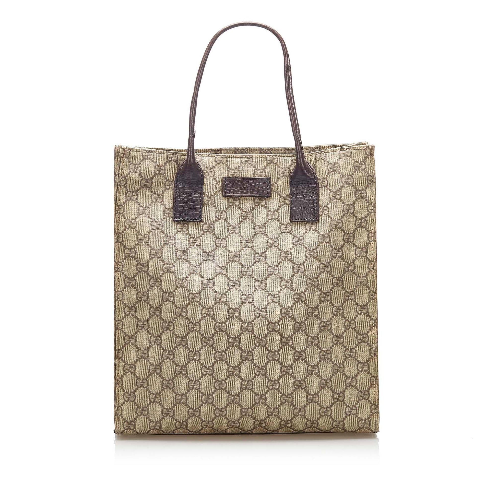 Gucci GG Supreme Monogram Tote Style 22