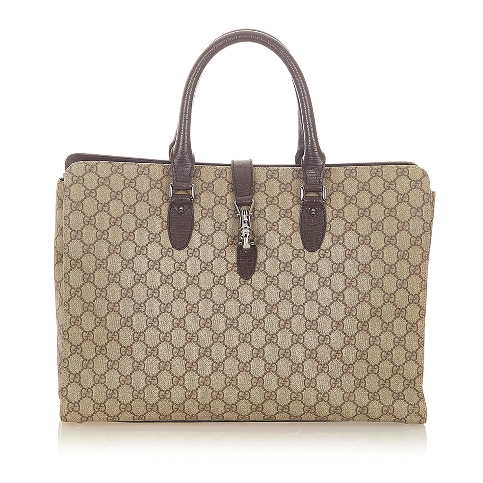 Gucci GG Supreme Monogram Tote Style 9