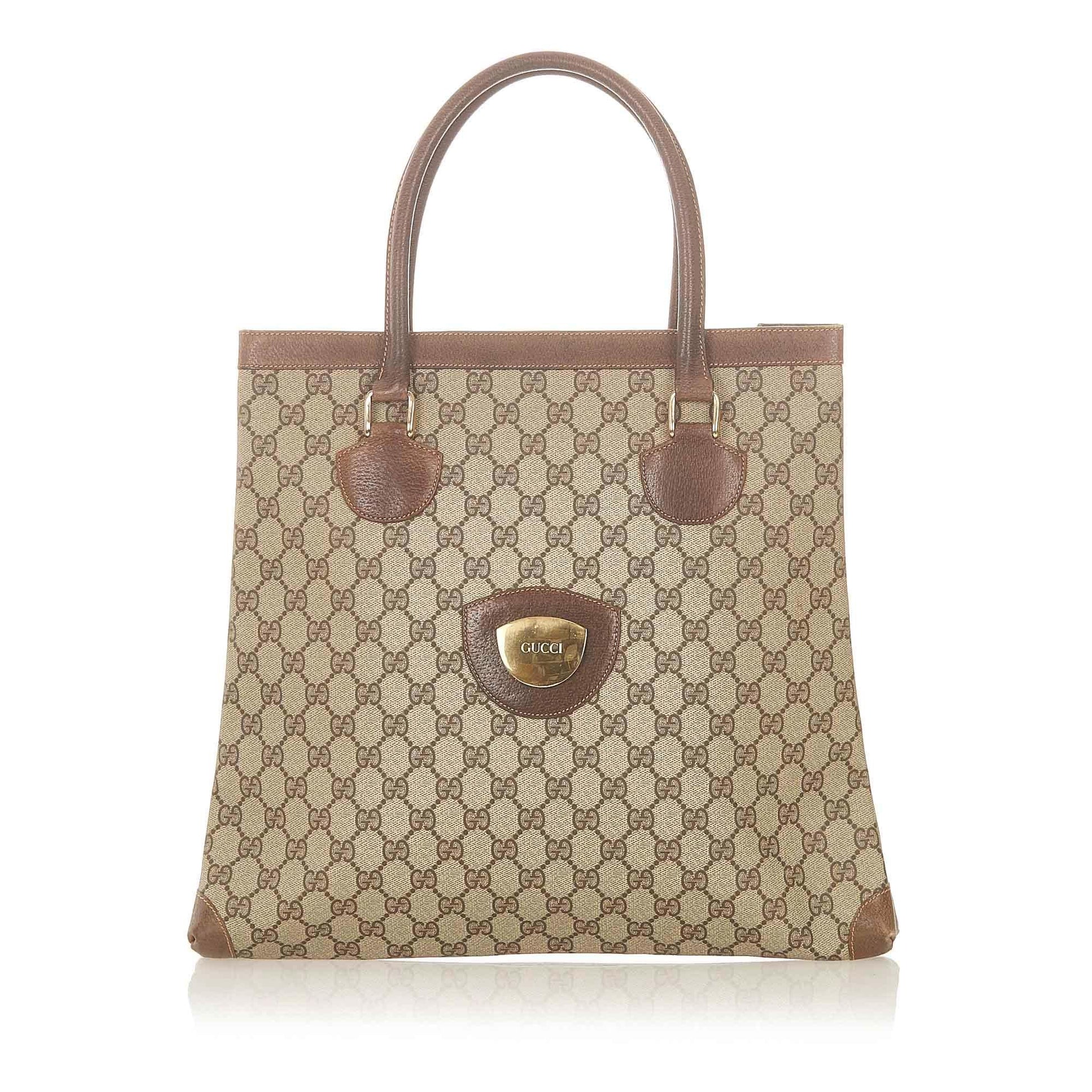 Gucci GG Supreme Monogram Tote Style 1