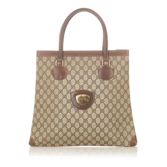 Gucci GG Supreme Monogram Tote Style 1