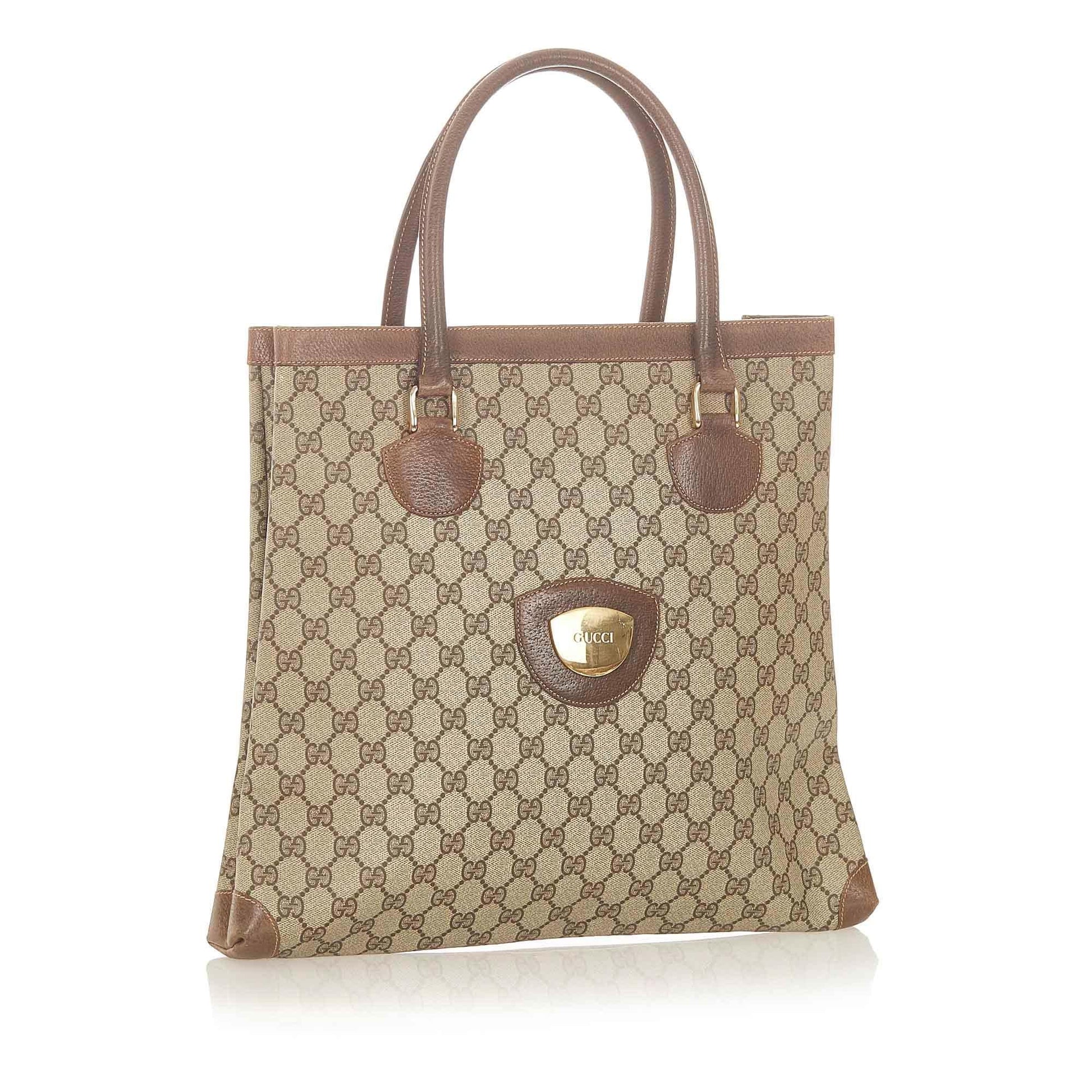 Gucci GG Supreme Monogram Tote Style 1