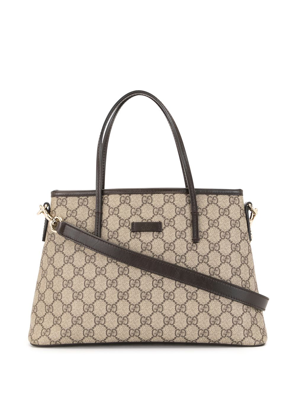Gucci Monogram Caro Leather Canvas Tote