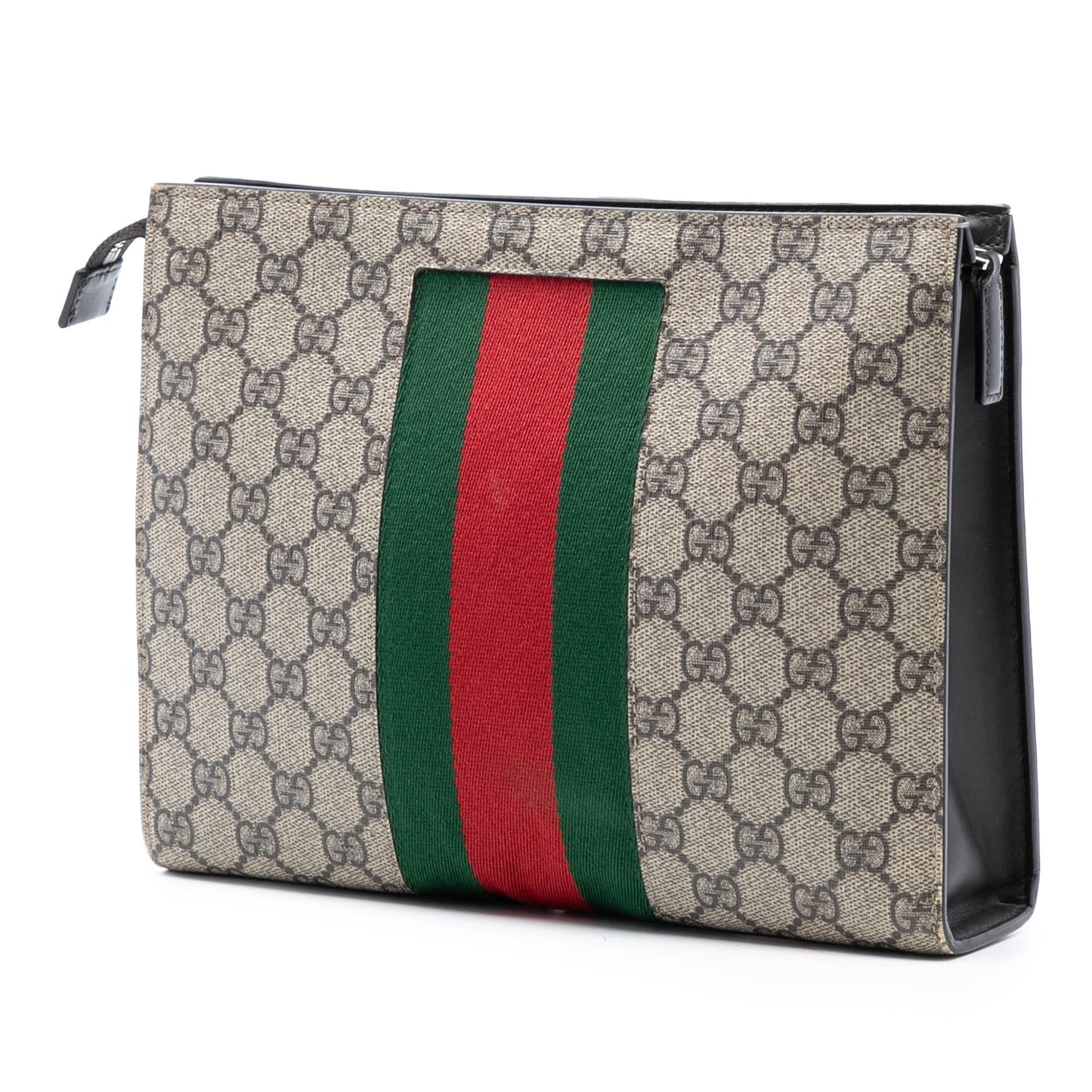 Gucci GG Supreme Web Clutch