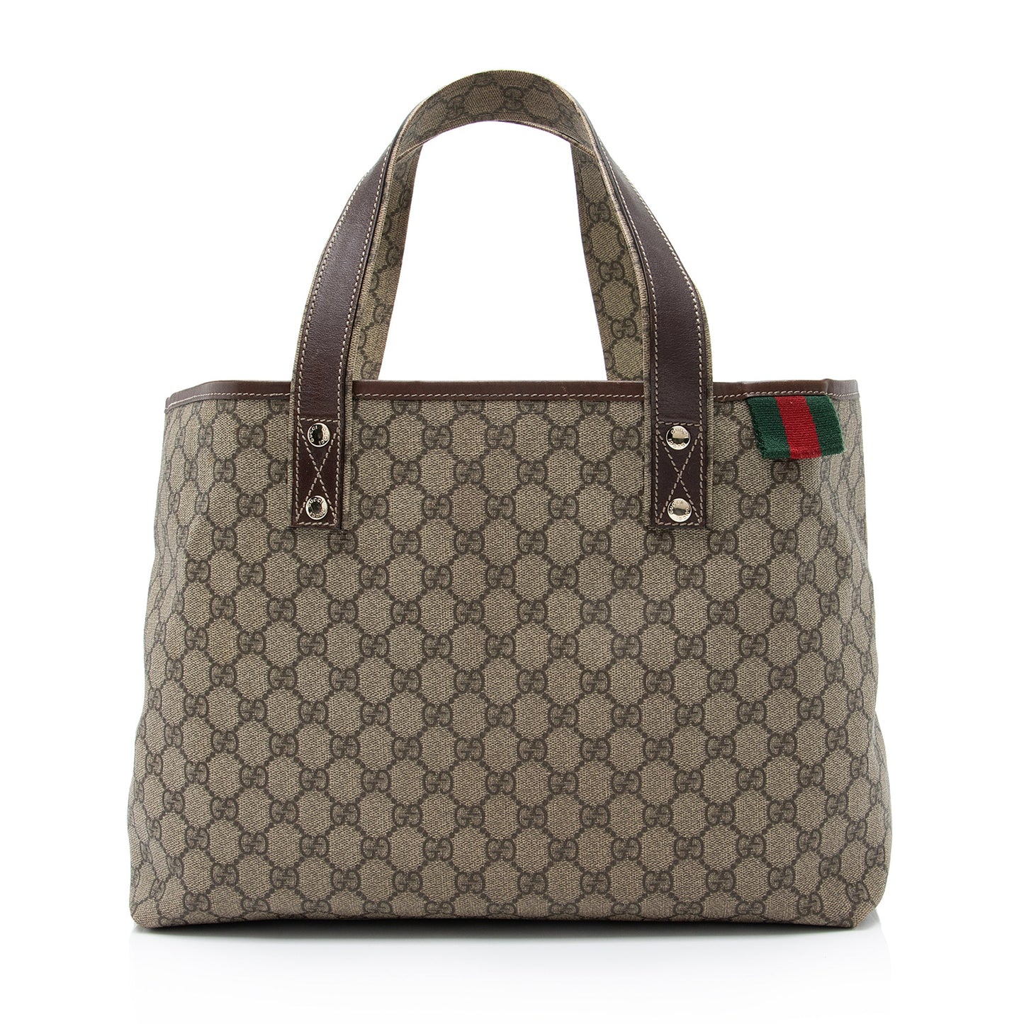 Gucci GG Supreme Web Loop E/W Shopping Tote (SHF-23043)