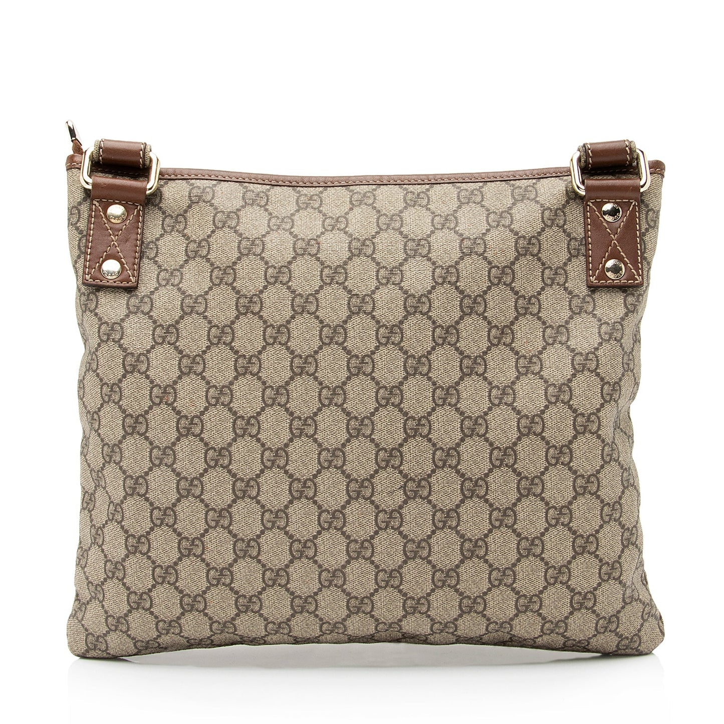 Gucci GG Supreme Web Loop Flat Messenger Bag (SHF-23803)