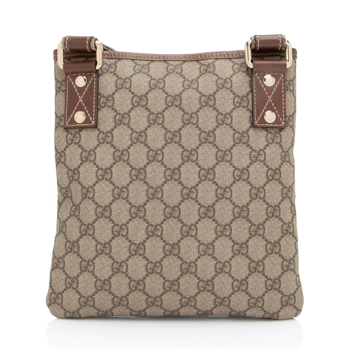 Gucci Nylon Leather Canvas Shoulder Bag