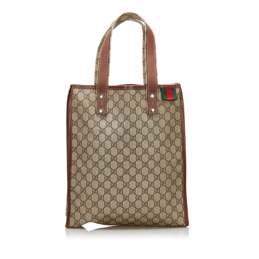 Gucci GG Supreme Canvas Tote Style 21