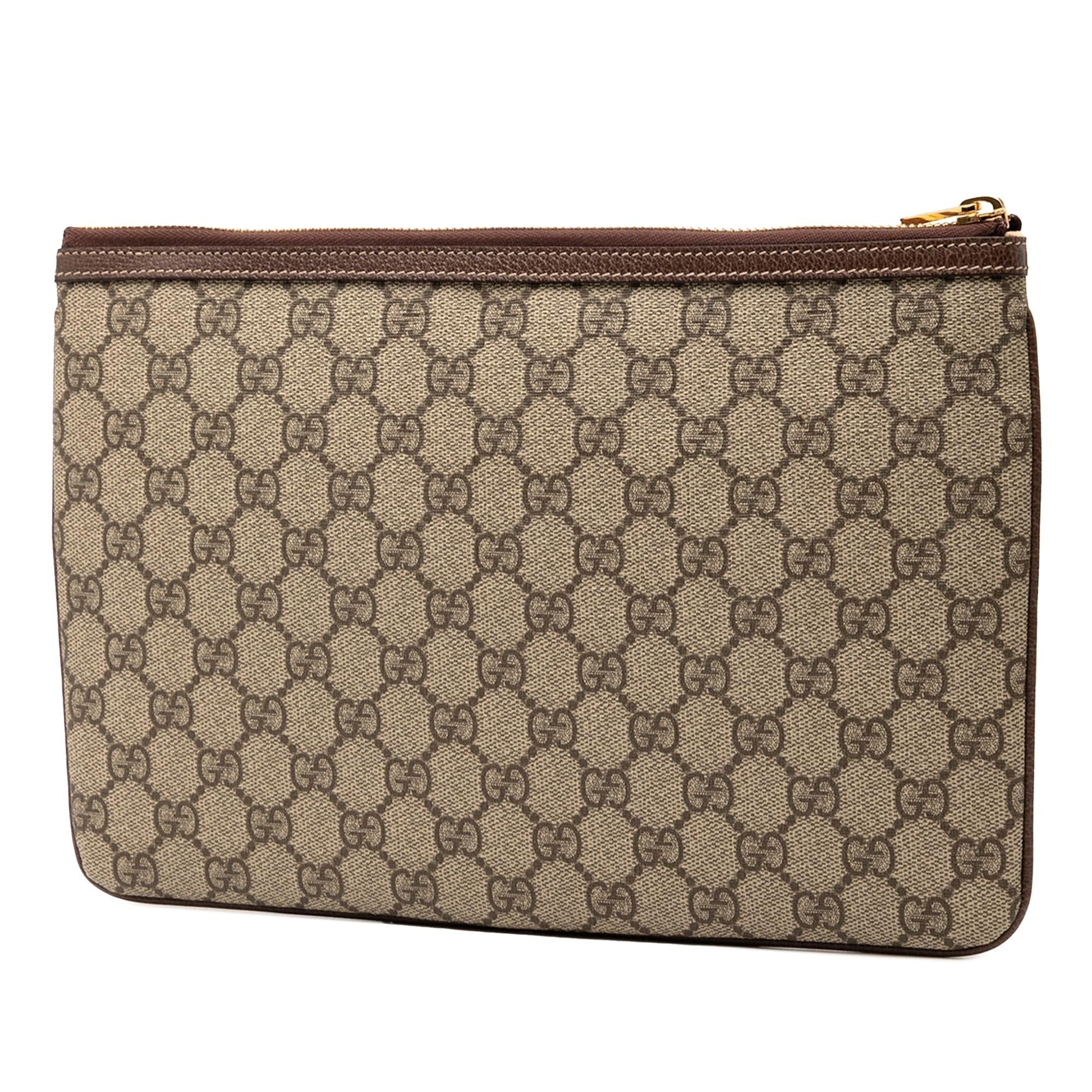 Gucci GG Supreme Web Ophidia Clutch