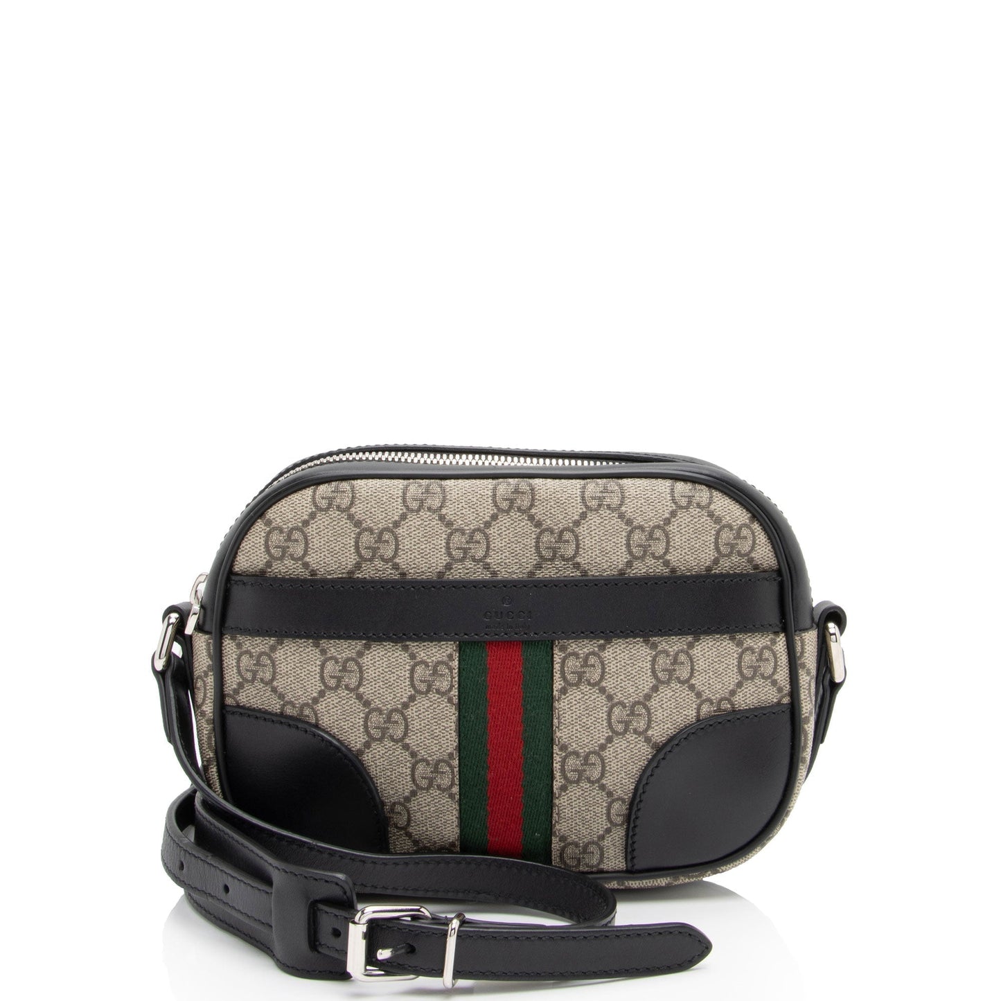 Gucci Nylon Leather Canvas Crossbody