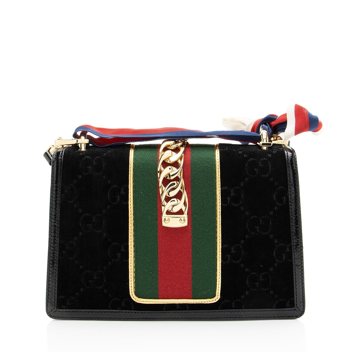 Gucci GG Velvet Sylvie Small Shoulder Bag