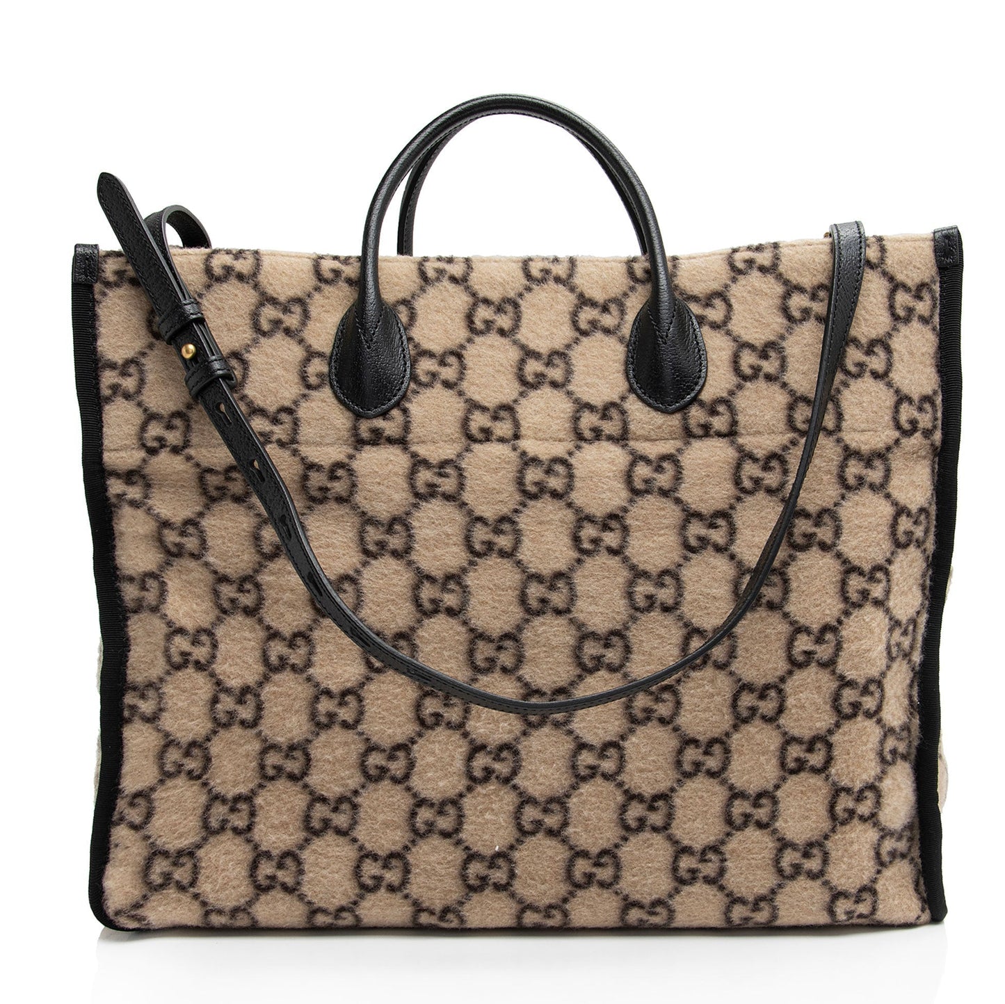 Gucci Nylon Leather Tote