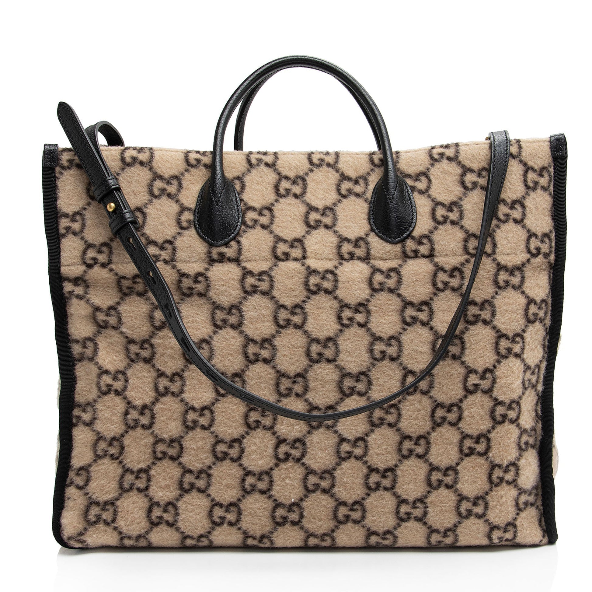 Gucci Nylon Leather Tote