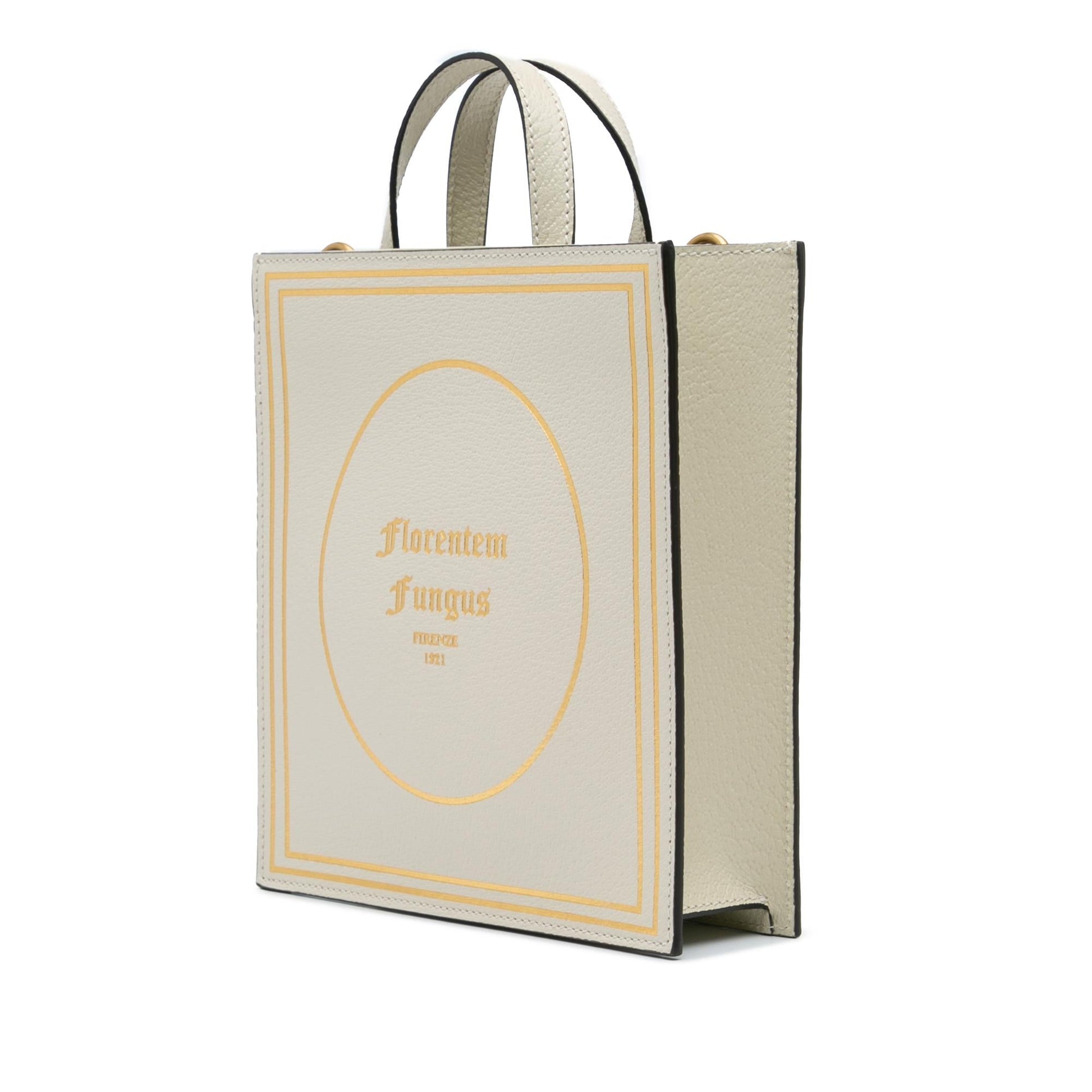 Gucci Garden Calfskin Mushrooms Vertical Shopping Tote