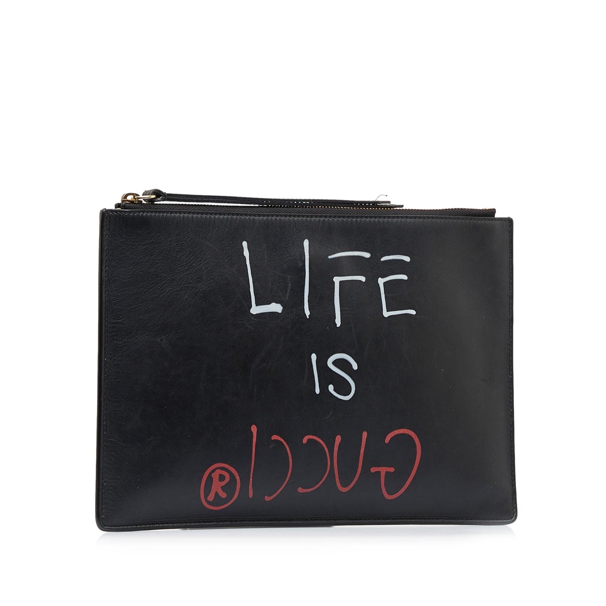 Gucci Monogram Leather Crossbody