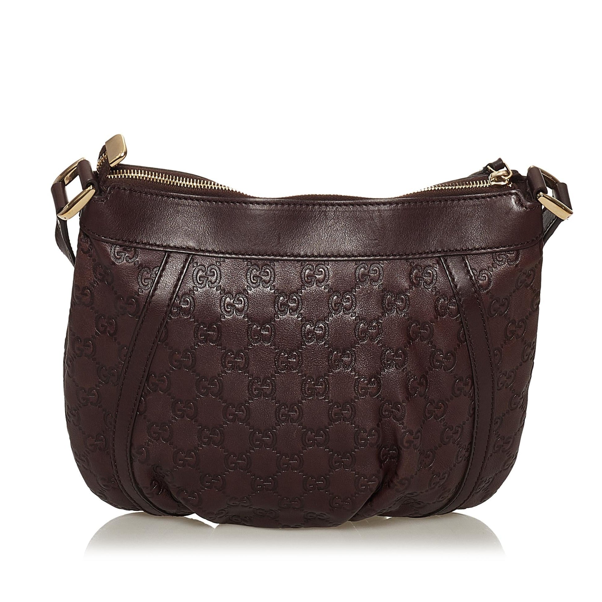 Gucci Guccissima Abbey D-Ring Crossbody Bag (SHG-29618)