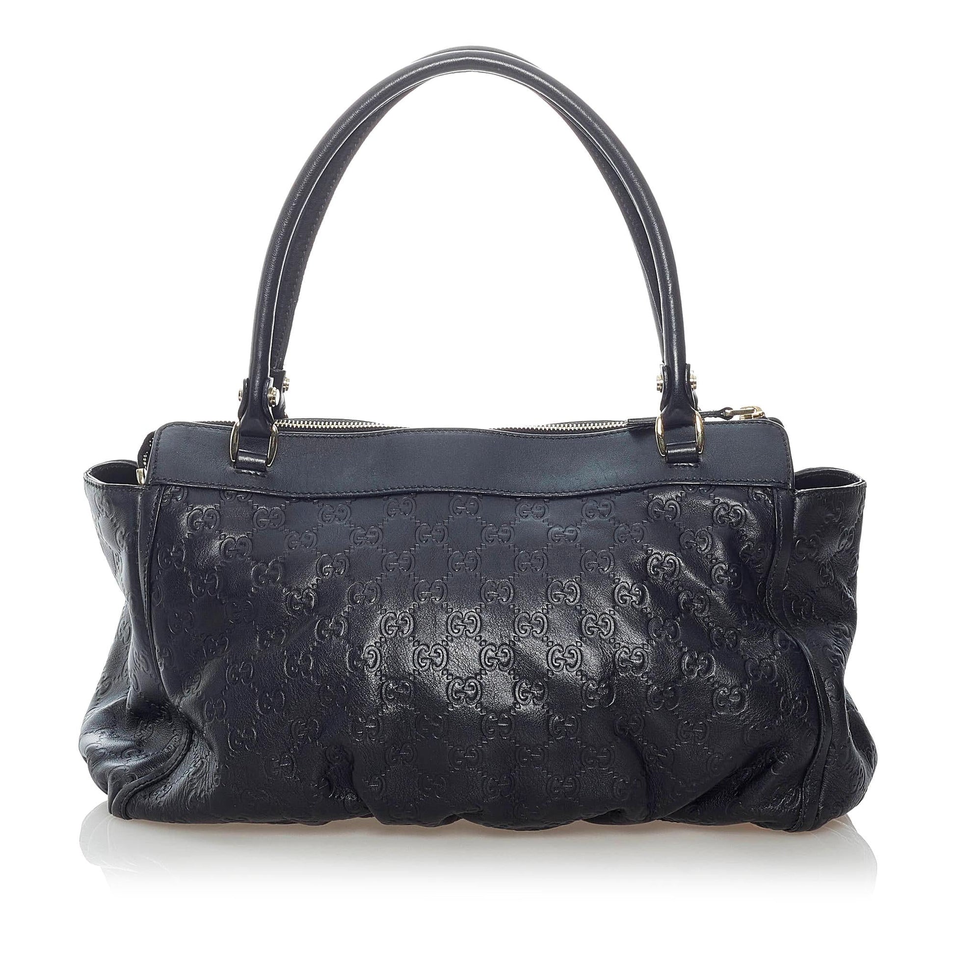 Gucci Guccissima Abbey D-Ring Shoulder Bag (SHG-32003)