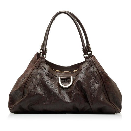 Gucci Guccissima Abbey D-Ring Shoulder Bag (SHG-LpuOmw)