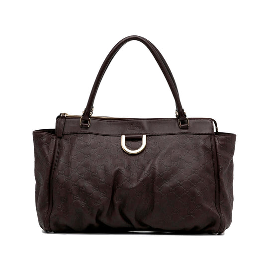 Gucci Guccissima Abbey D-Ring Tote Bag (SHG-NSEuFr)