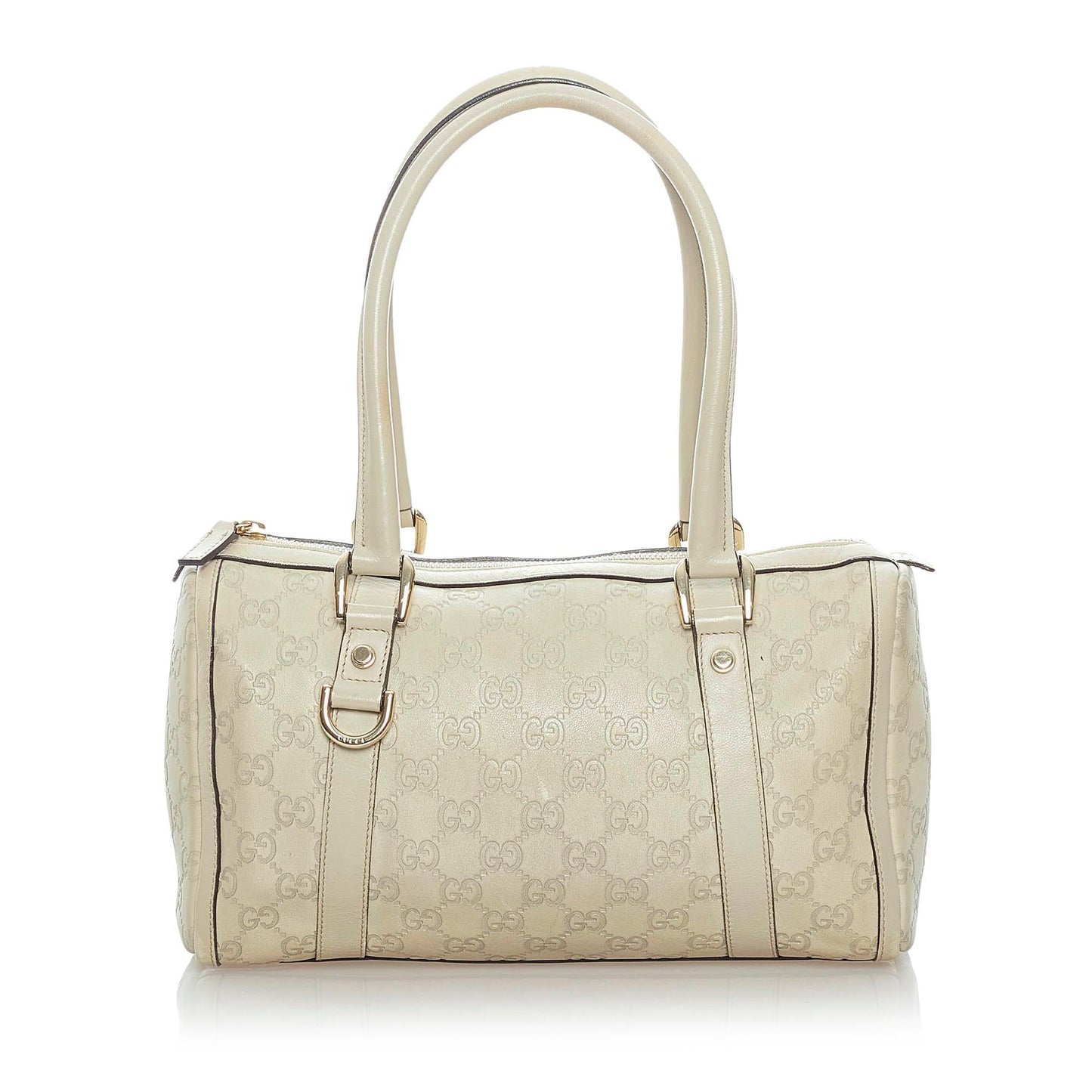 Gucci Guccissima Abbey Leather Boston Bag (SHG-33090)