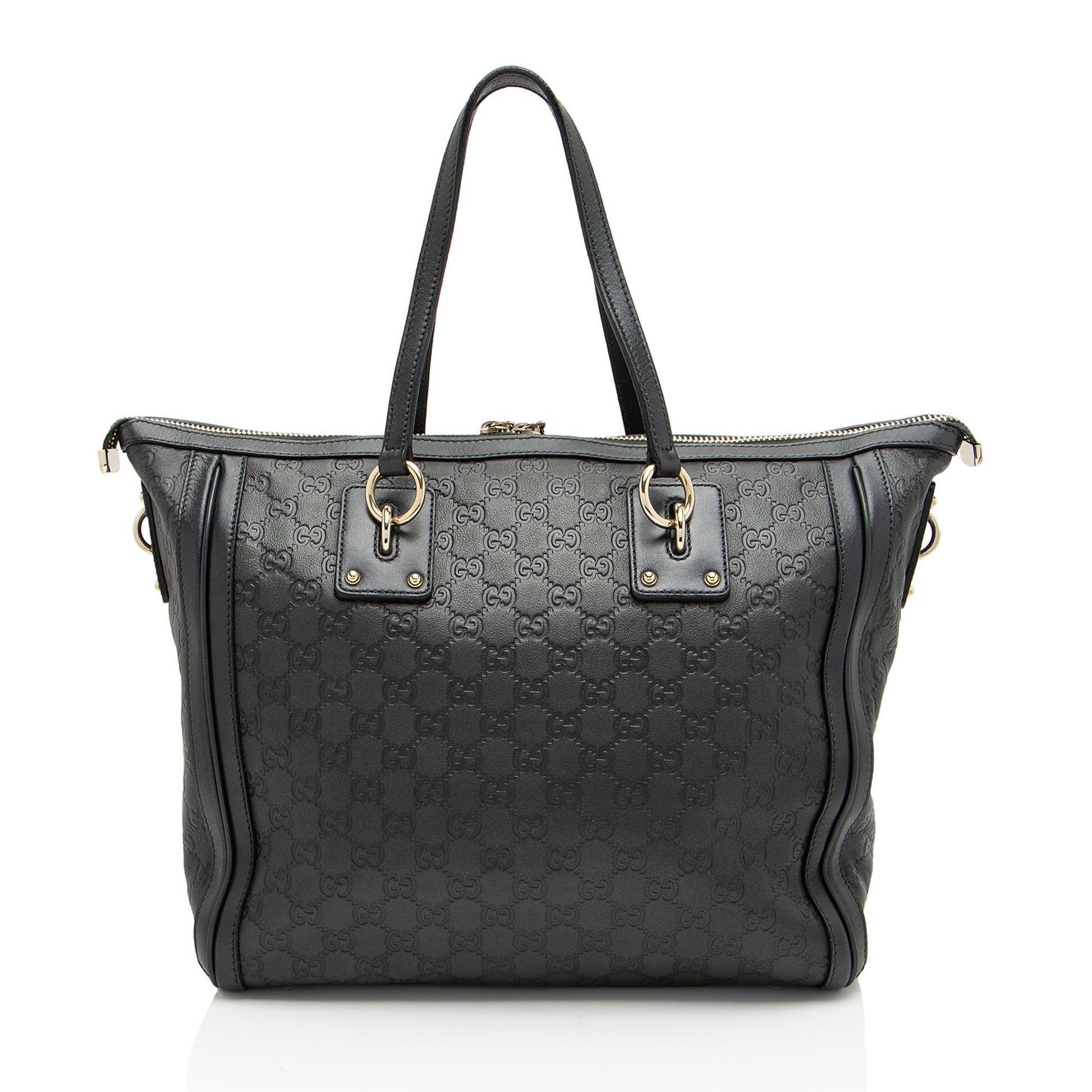 Gucci Guccissima Leather Charm Medium Tote (SHF-pSuRcq)