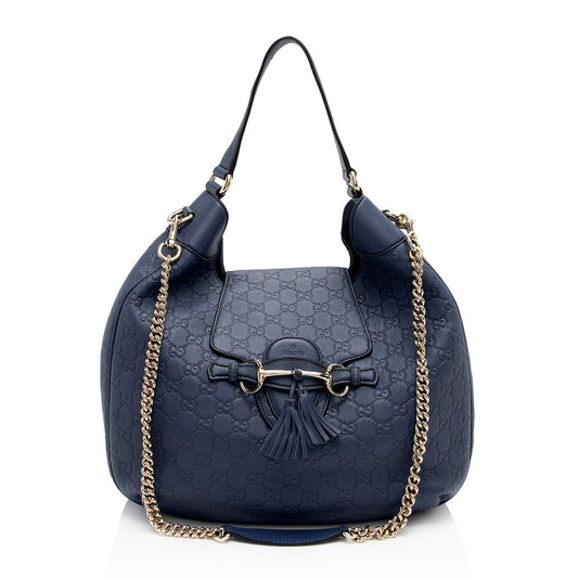 Gucci Leather Canvas Shoulder Bag