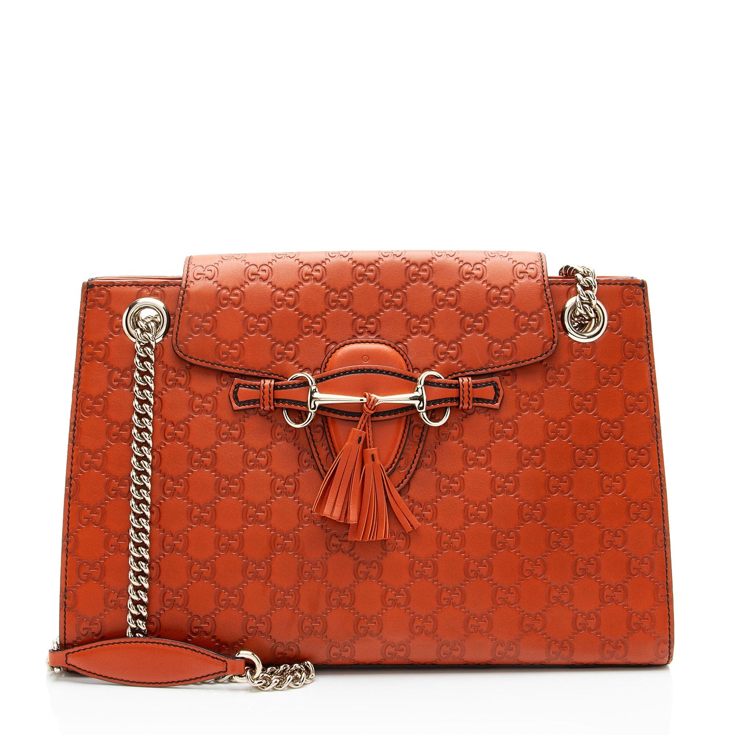Gucci Guccissima Leather Emily Large Shoulder Bag