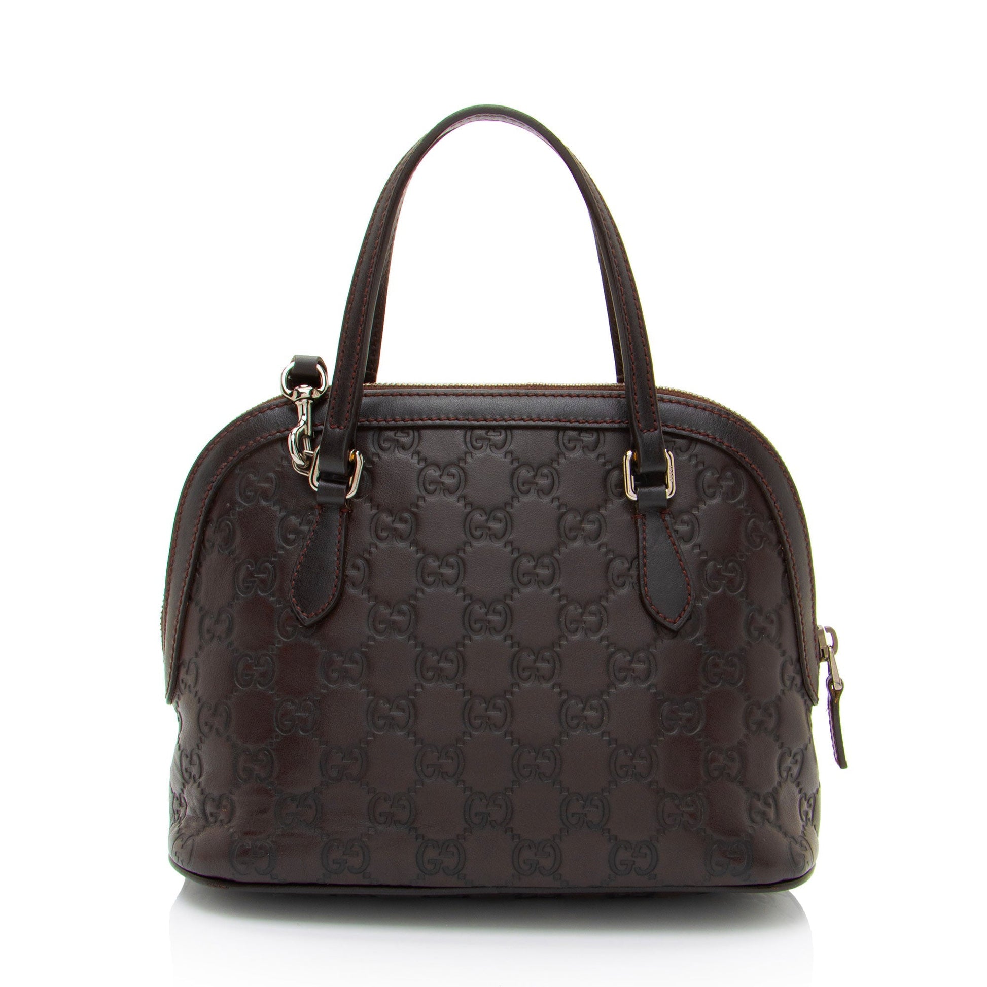 Gucci Guccissima Leather Dome Small Satchel
