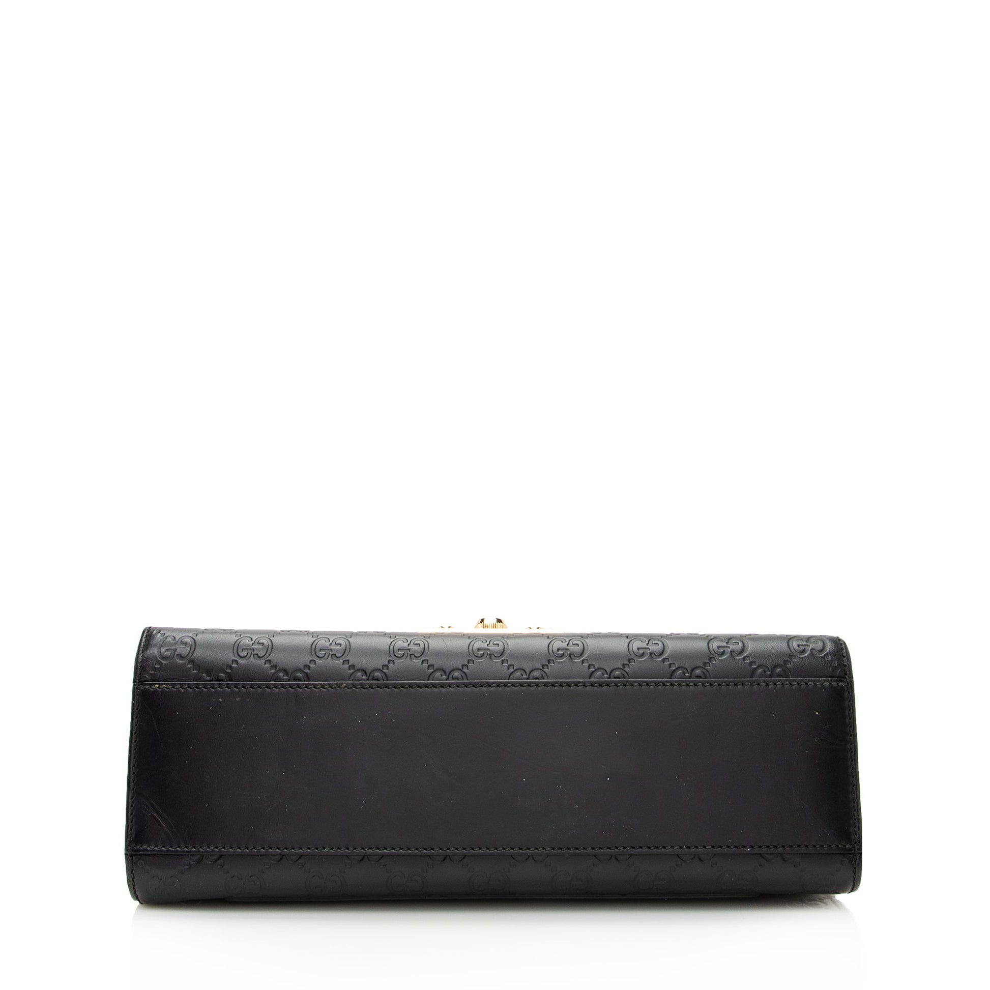 Gucci Guccissima Leather Padlock Medium Shoulder Bag (SHF-22514)