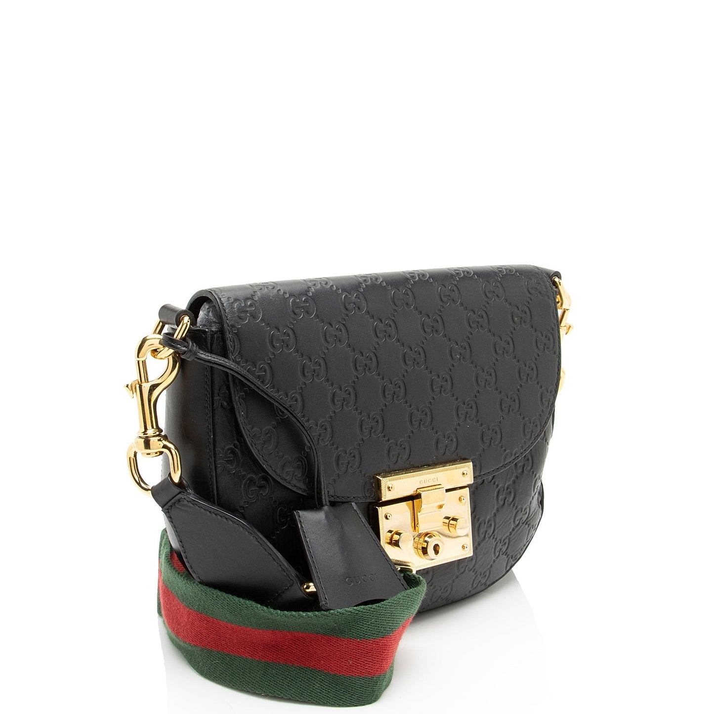 Gucci Nylon Saddle Leather Crossbody