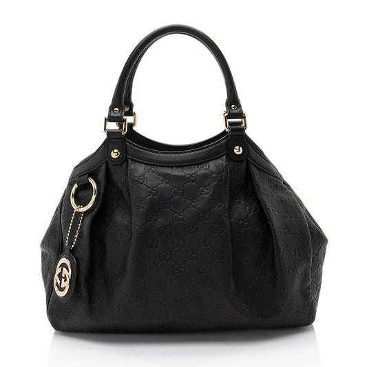 Gucci Guccissima Leather Sukey Medium Tote