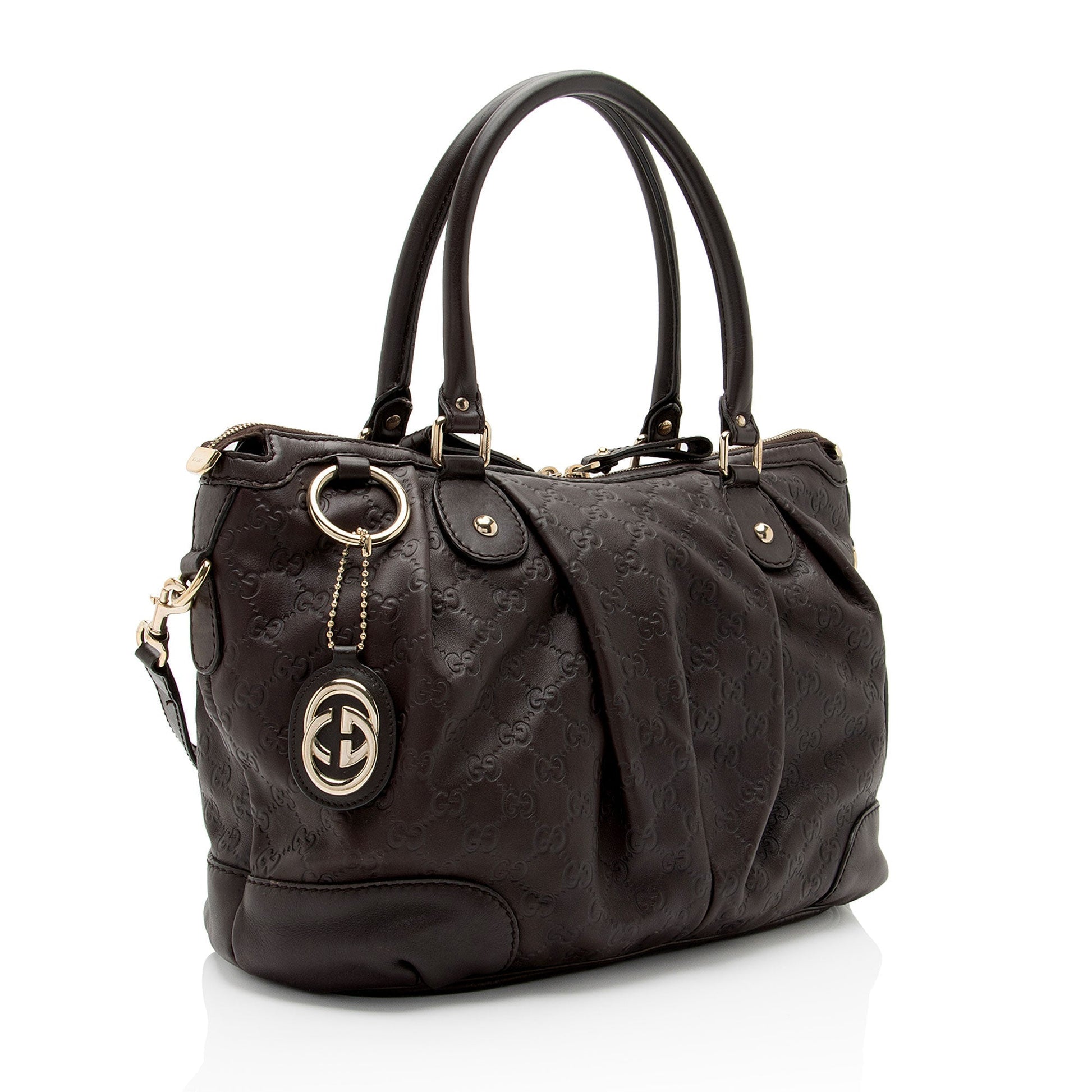 Gucci Guccissima Leather Sukey Large Satchel (SHF-lHKBBq)