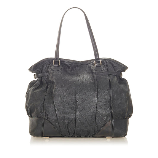 Gucci Guccissima Leather Monogram Tote Style 1