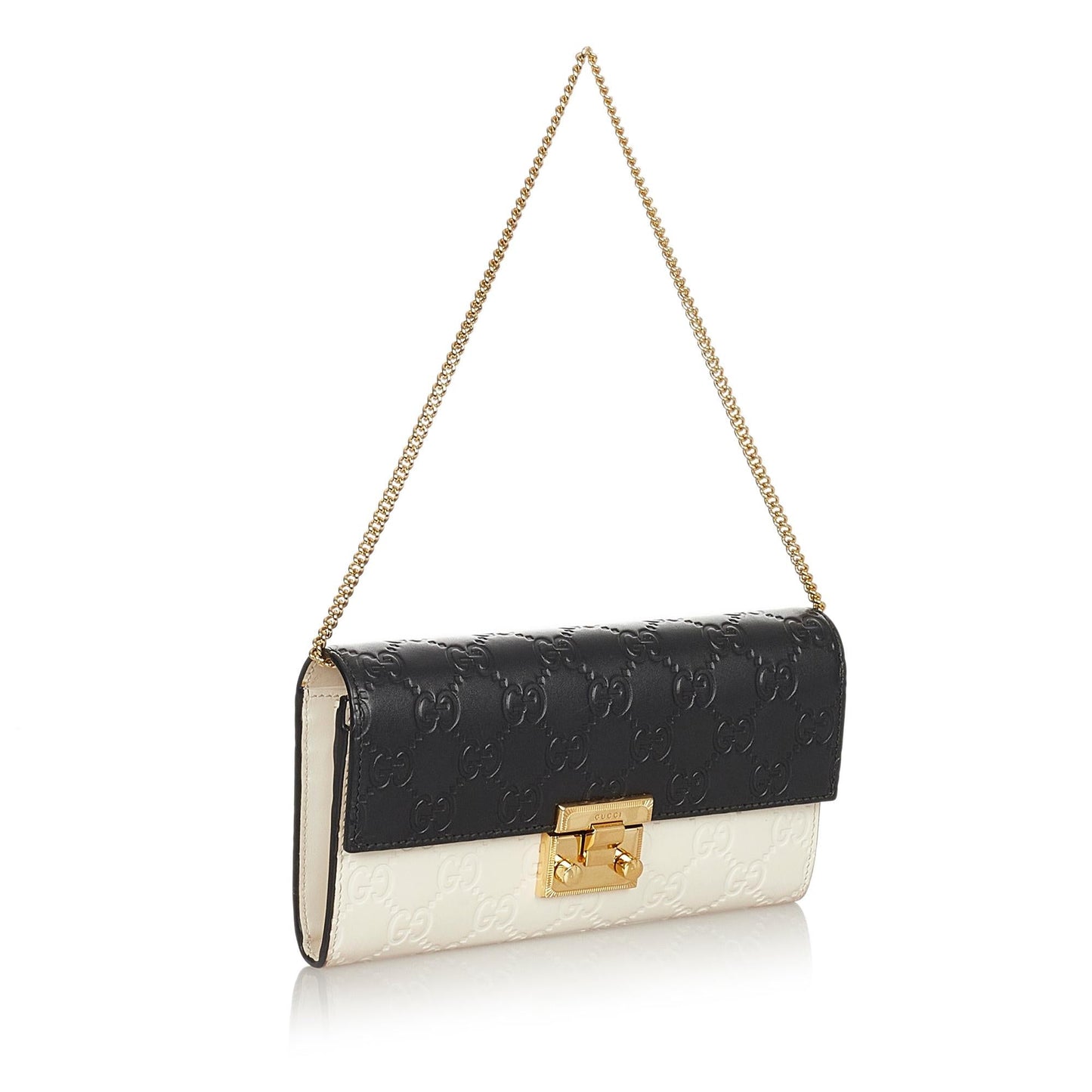 Gucci Guccissima Padlock Shoulder Bag (SHG-31849)