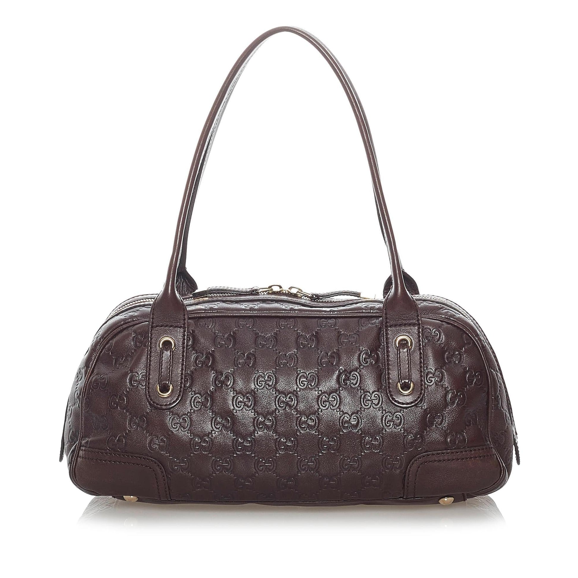 Gucci Guccissima Princy Leather Shoulder Bag (SHG-30624)