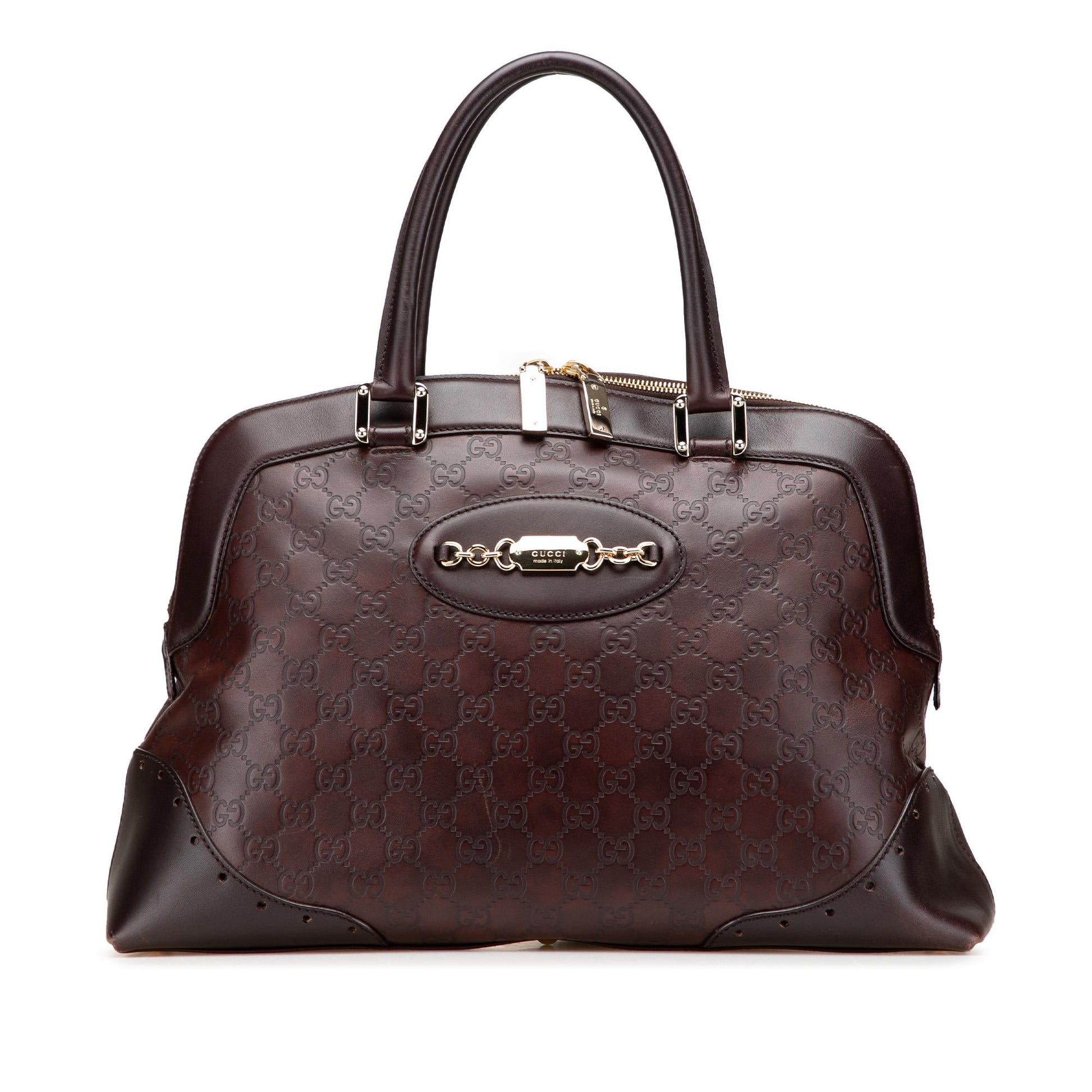 Gucci Guccissima Punch Handbag