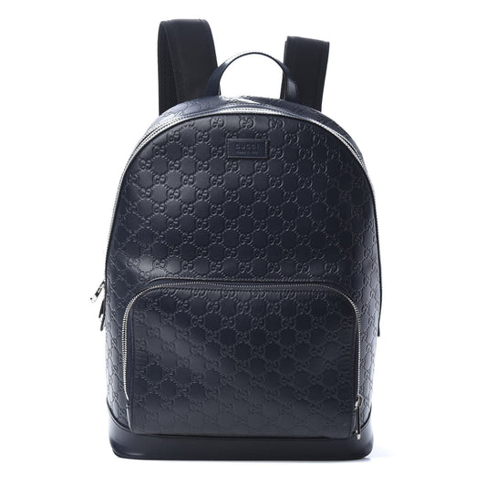 Gucci Nylon Caro Leather Top Handle Shoulder Bag