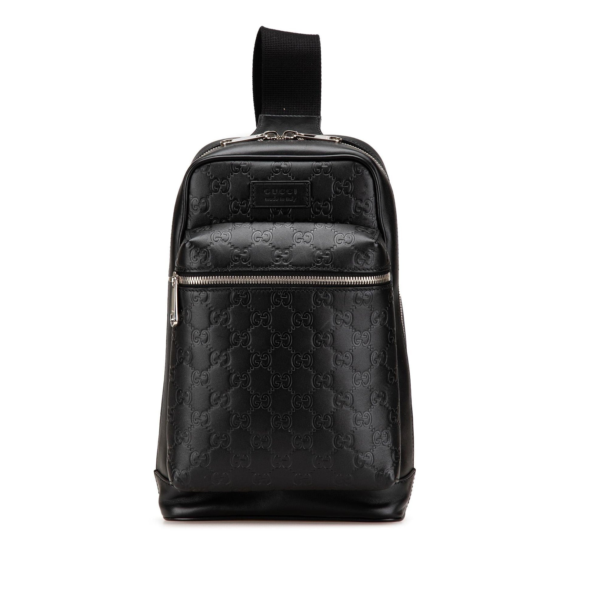 Gucci Guccissima Sling Backpack