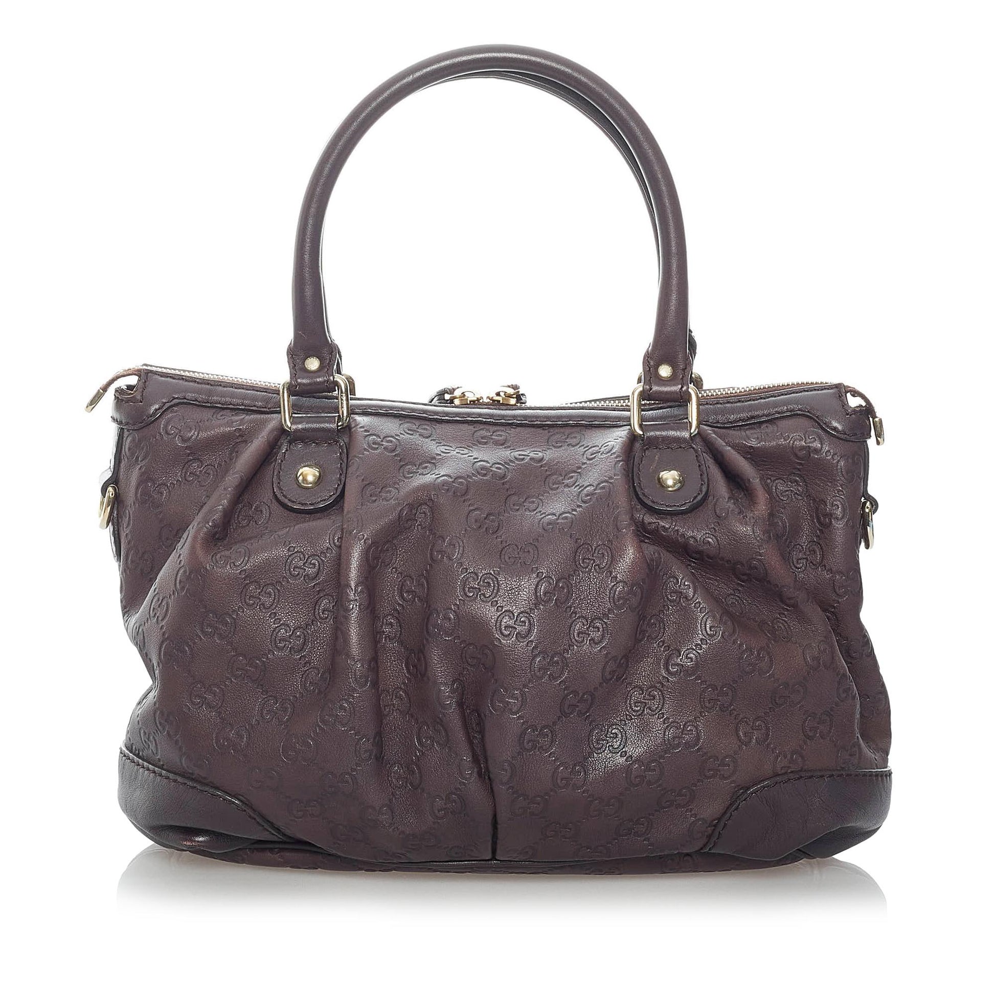Gucci Guccissima Sukey Handbag (SHG-31118)
