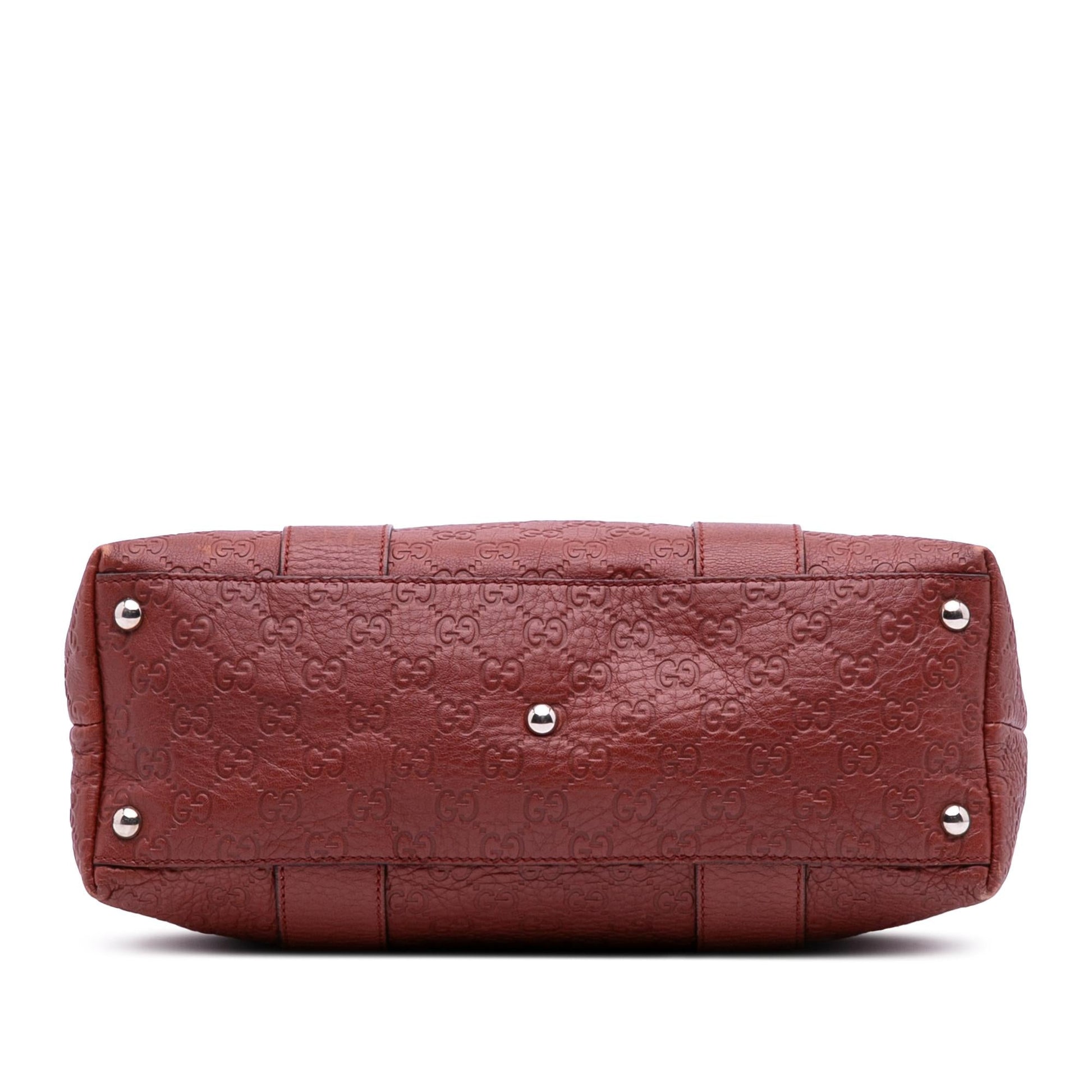 Gucci Guccissima Tender Bamboo Bar Tote