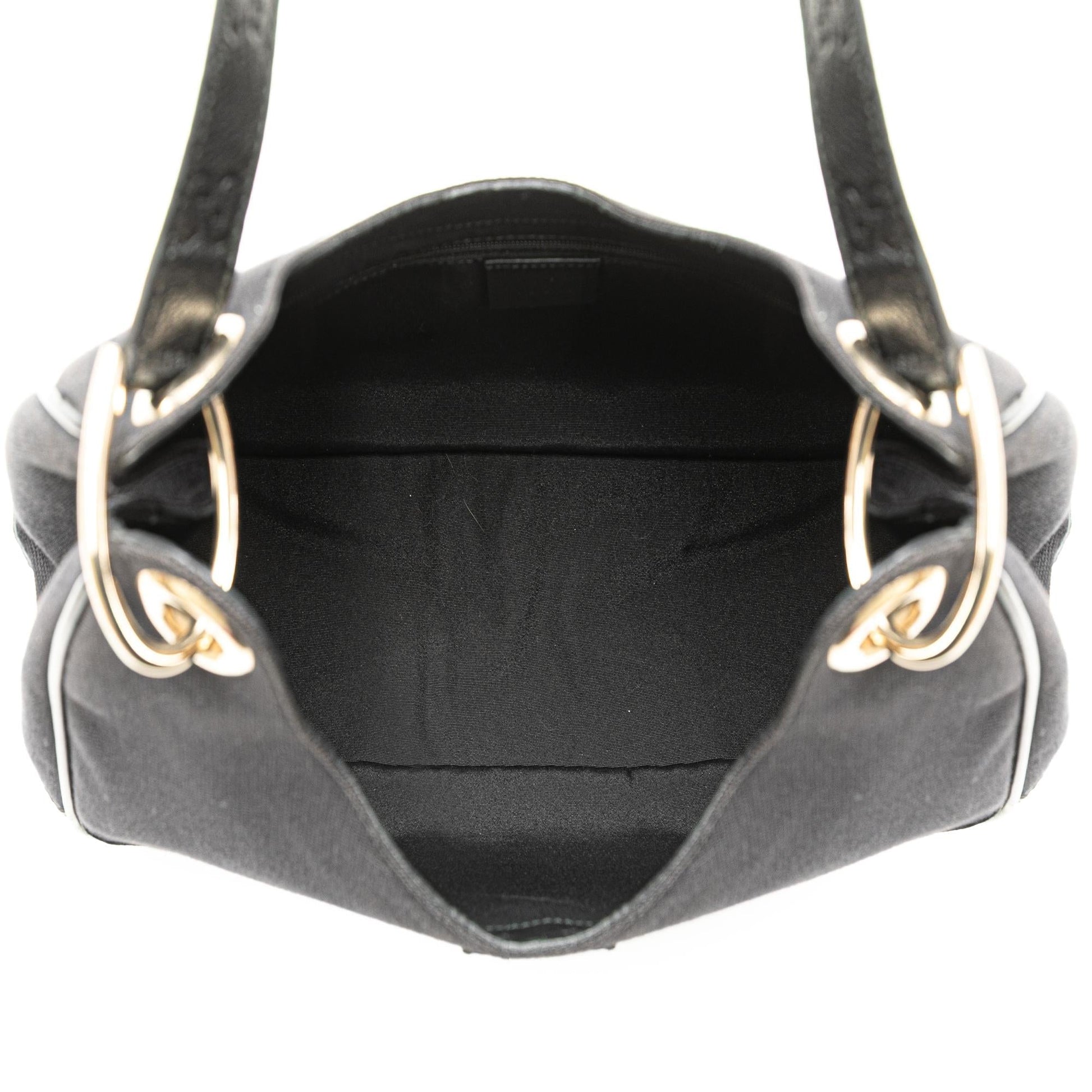 Gucci Guccissima Trimmed Canvas Colbert Shoulder Bag