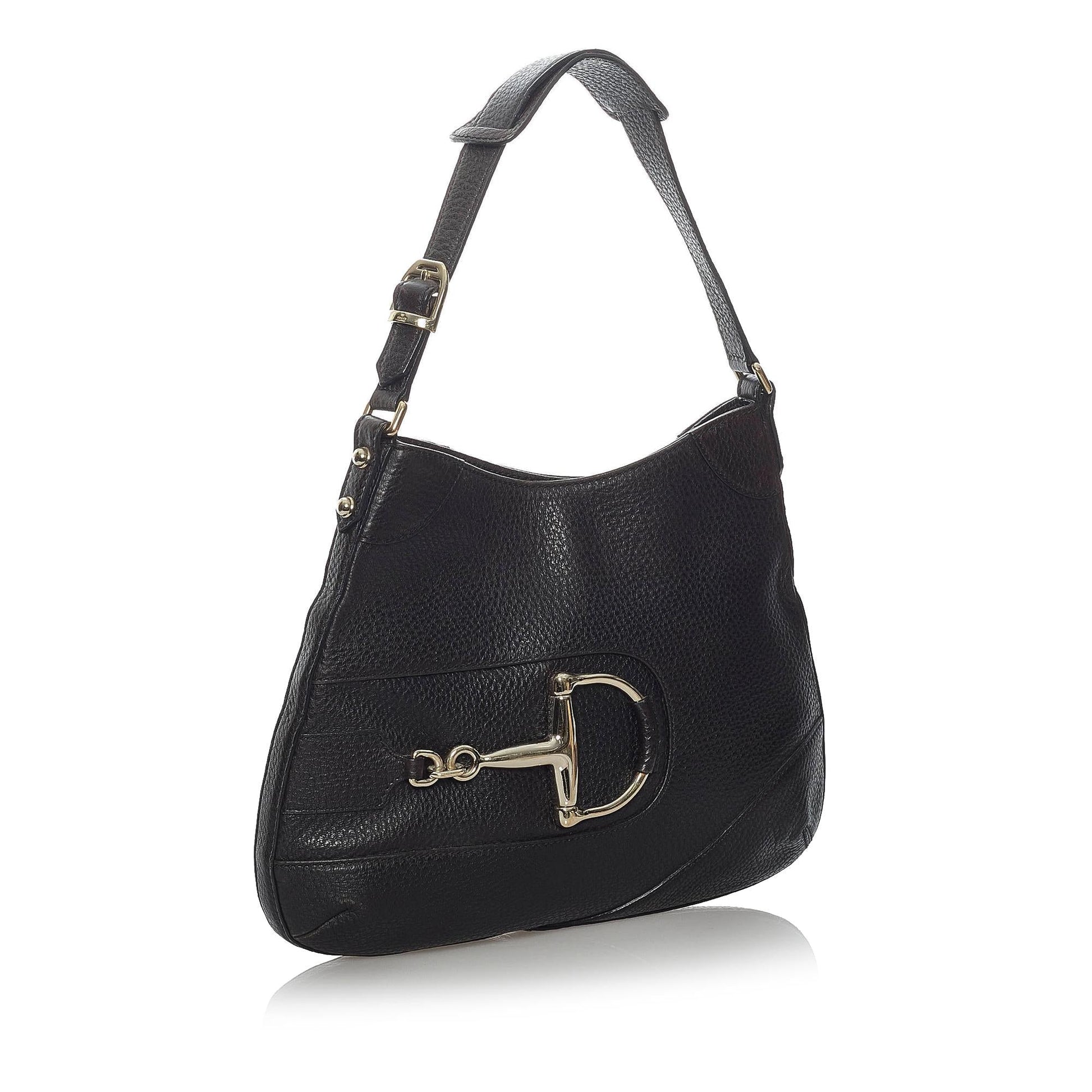 Gucci Hasler Leather Hobo Bag (SHG-30332)