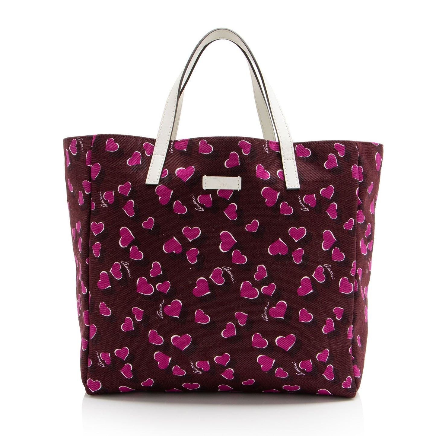 Gucci Heartbeat Canvas Shopper Tote (SHF-Bq2wXL)