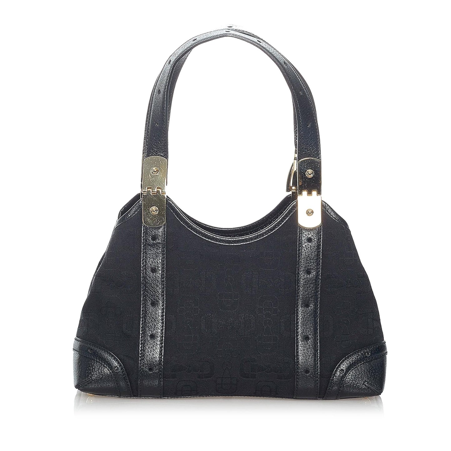 Gucci Horsebit Canvas Handbag (SHG-31147)