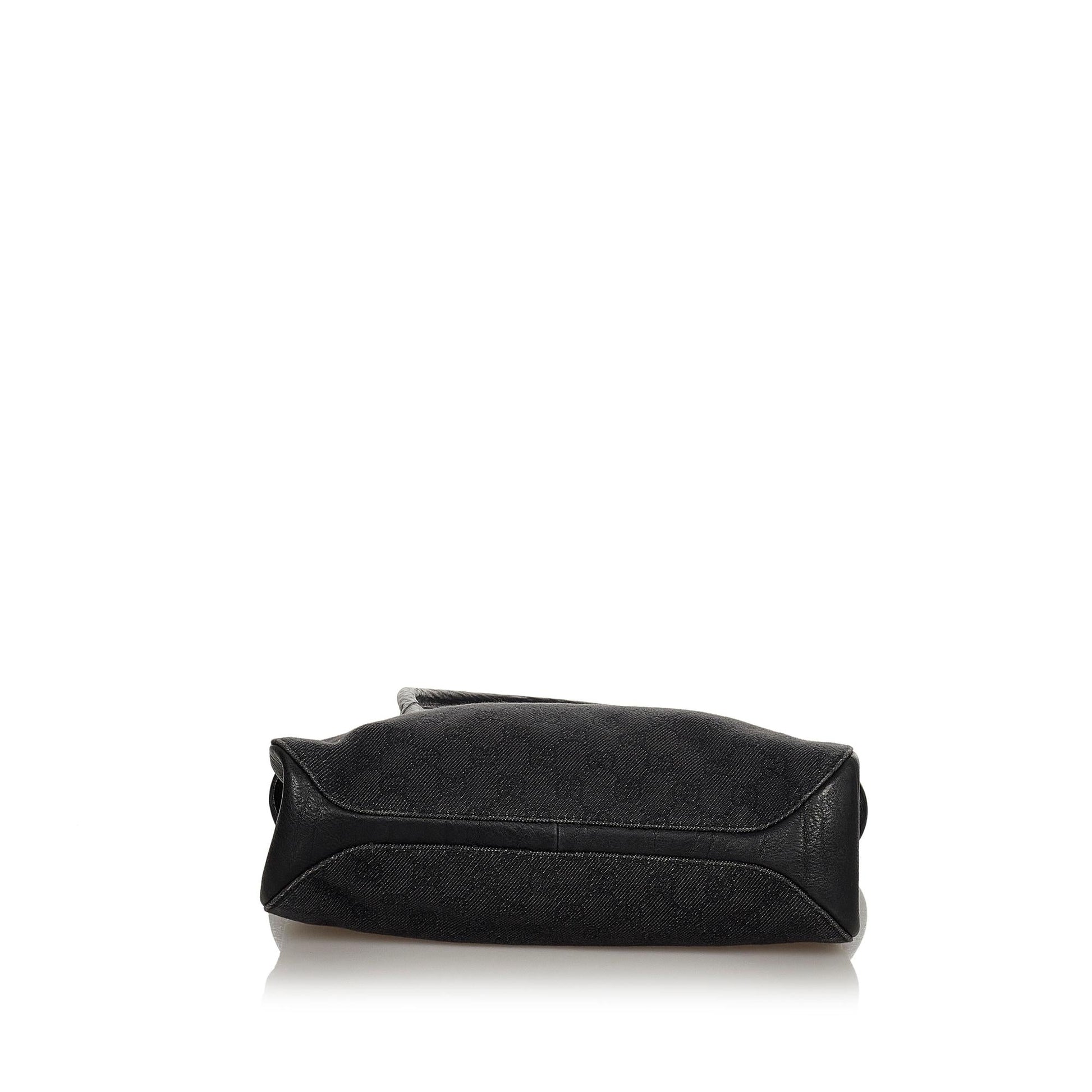 Gucci Horsebit Canvas Shoulder Bag (SHG-7Ier59)