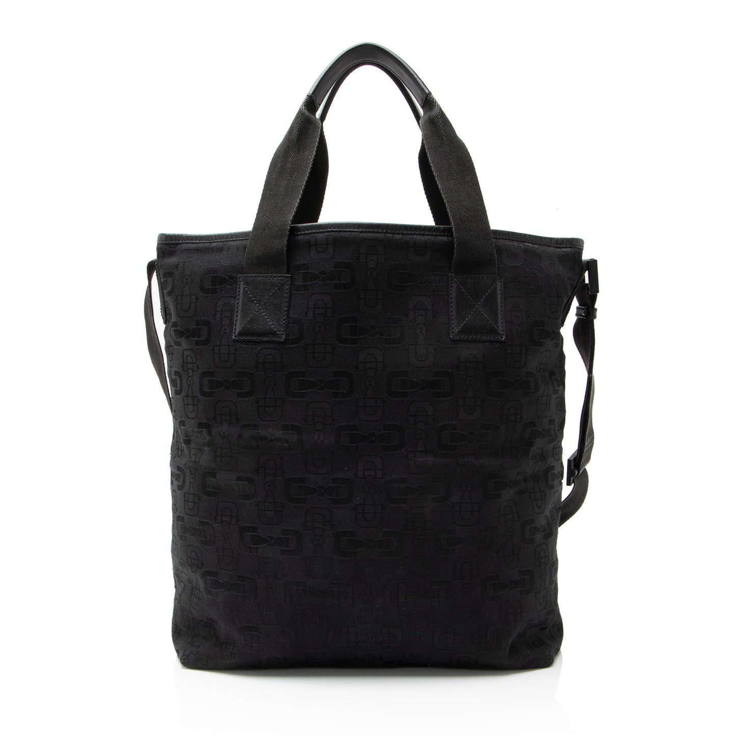 Gucci Horsebit Canvas Tall Tote