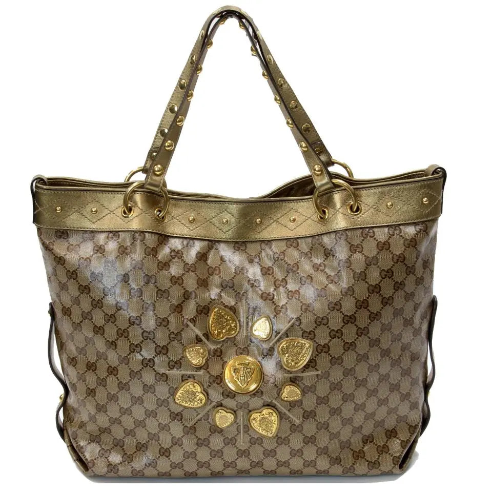 Gucci Monogram Canvas Top Handle Tote