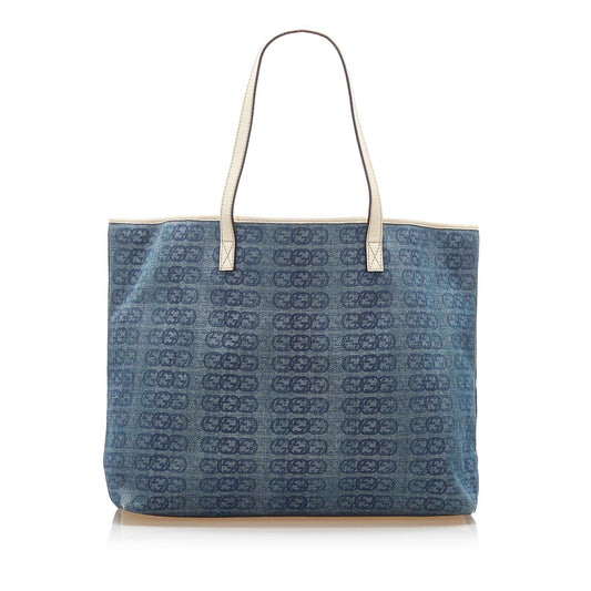 Gucci Interlocking G Canvas Monogram Tote Style 2