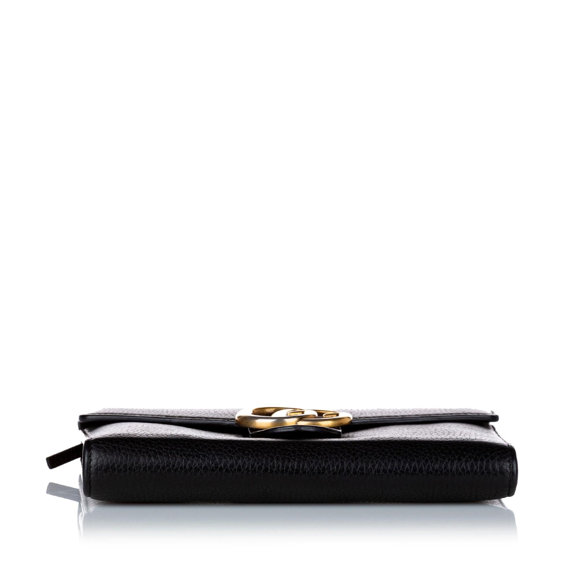 Gucci Interlocking G Chain Leather Crossbody Bag (SHG-29556)